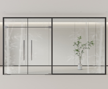 Modern Glass Screen Partition-ID:211265092