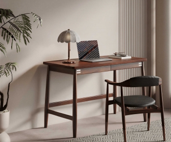 Modern Computer Desk And Chair-ID:242733004