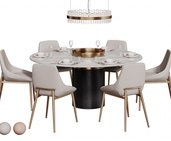 Modern Dining Table And Chairs-ID:364419949