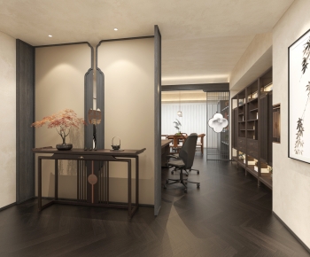 New Chinese Style Hallway-ID:956343895