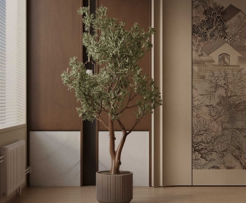 Modern Ground Green Plant Potted Plants-ID:182605035