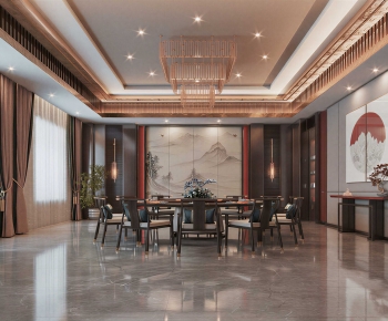 New Chinese Style Dining Room-ID:408421991