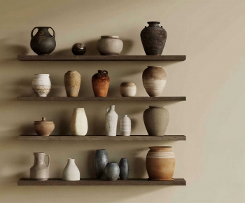 Wabi-sabi Style Clay Pot-ID:777950053