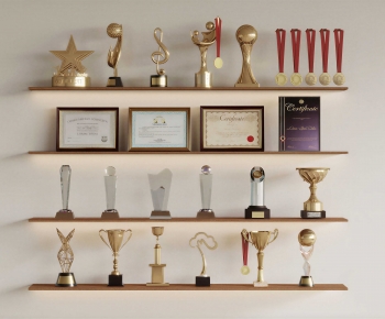 Modern Flag/badge/trophy/certificate-ID:201009999