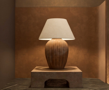 Wabi-sabi Style Table Lamp-ID:469620944