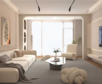 Modern A Living Room-ID:344891075