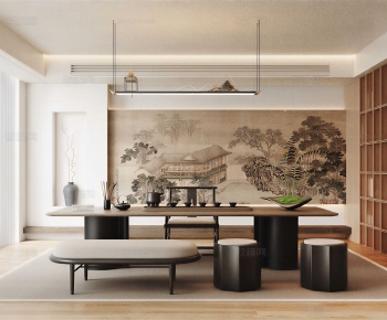 New Chinese Style Tea House-ID:401854998