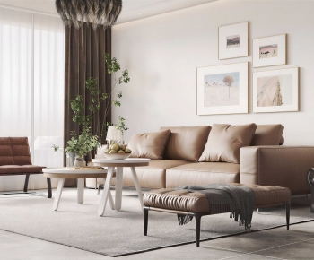 Modern A Living Room-ID:442400933