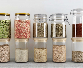 Modern Seasoning Jar-ID:584122907