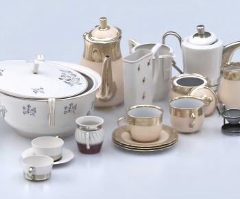 Simple European Style Tea Set-ID:658481178