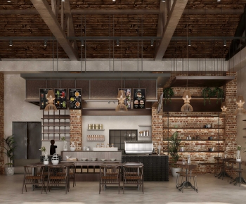 Industrial Style Dining Room-ID:512523897