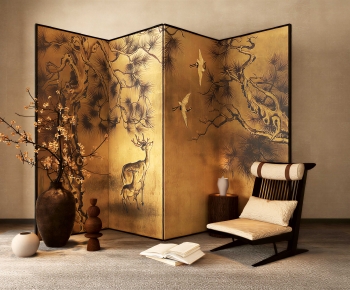 New Chinese Style Lounge Chair-ID:206916099