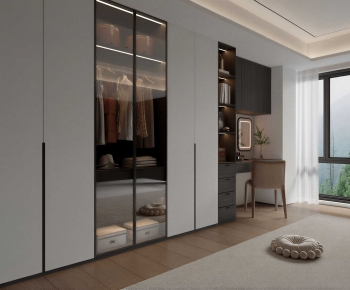 Modern Clothes Storage Area-ID:854053022