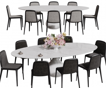 Modern Dining Table And Chairs-ID:497277988