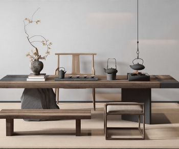 New Chinese Style Tea Tables And Chairs-ID:869390965