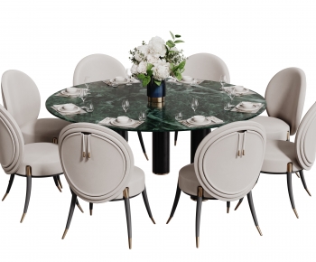 Modern Dining Table And Chairs-ID:747380318
