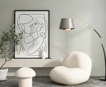 Modern Single Sofa-ID:879519058