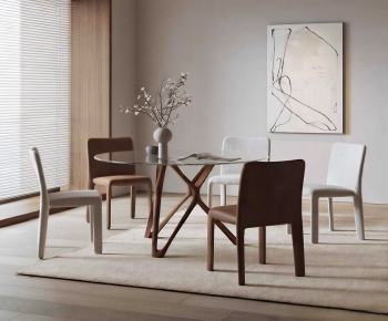 Modern Dining Table And Chairs-ID:821794039