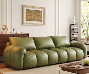 Modern Three-seat Sofa-ID:461195951