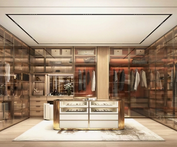 Modern Clothes Storage Area-ID:760554088