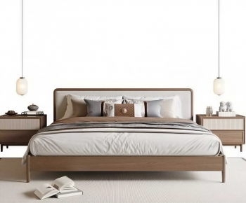New Chinese Style Double Bed-ID:681052927