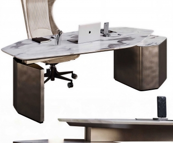 Modern Office Desk And Chair-ID:202124124