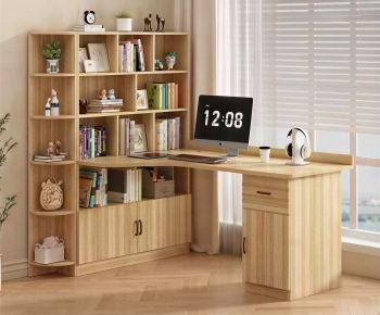 Nordic Style Computer Desk And Chair-ID:227046974