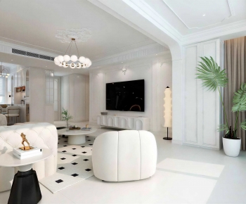 French Style A Living Room-ID:521209272