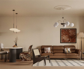 Modern A Living Room-ID:587620029