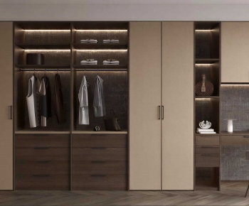 Modern Clothes Storage Area-ID:965997937