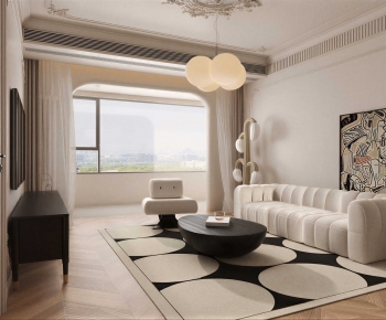 Modern A Living Room-ID:263797041