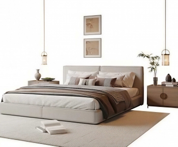 New Chinese Style Double Bed-ID:212629085