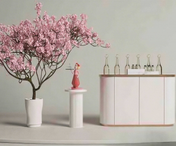 Modern Ground Green Plant Potted Plants-ID:127147915