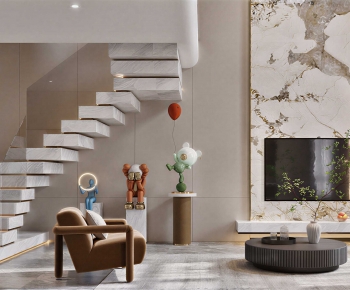 Modern A Living Room-ID:735914955