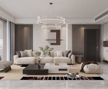 Modern A Living Room-ID:495976922