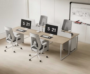Modern Office Desk And Chair-ID:770909811