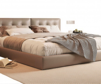 Modern Double Bed-ID:689764021