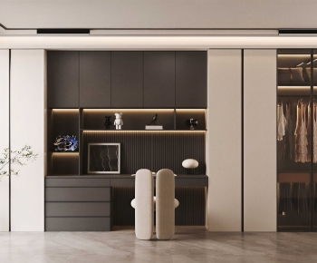 Modern Clothes Storage Area-ID:231461053