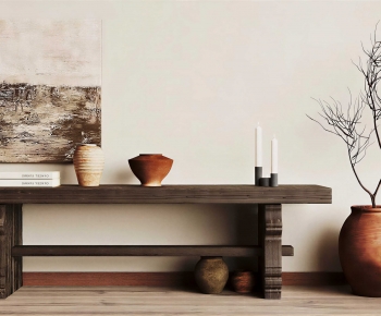 Wabi-sabi Style Console-ID:862417945