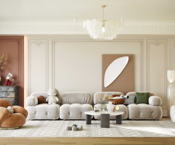 French Style A Living Room-ID:299020056