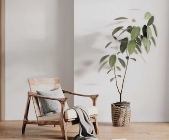 Wabi-sabi Style Lounge Chair-ID:196135049