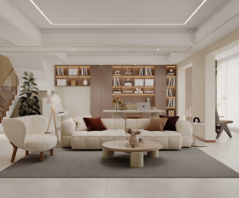 Modern A Living Room-ID:852658996