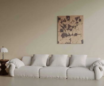 Modern Three-seat Sofa-ID:116372113