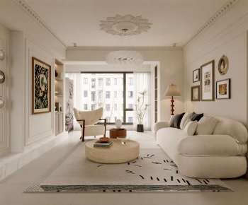 French Style A Living Room-ID:104891065
