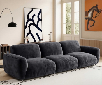 Modern Three-seat Sofa-ID:821297885