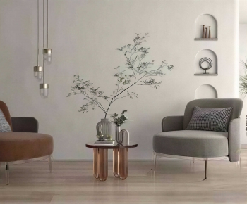 Modern Single Sofa-ID:611162909