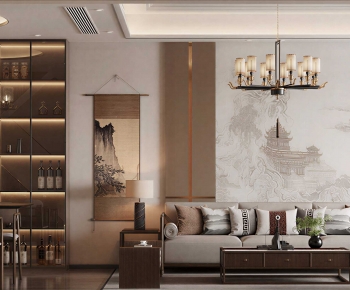 Modern A Living Room-ID:921410089