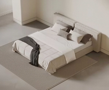 Modern Double Bed-ID:904764893