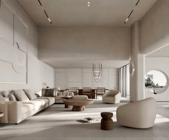 Wabi-sabi Style A Living Room-ID:494787938