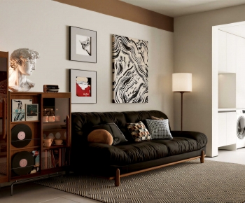 Modern A Living Room-ID:593602903